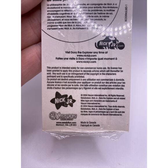 Vintage Sandylion 2004 Dora The Explorer Stickers Nick Junior - Picture 3 of 5